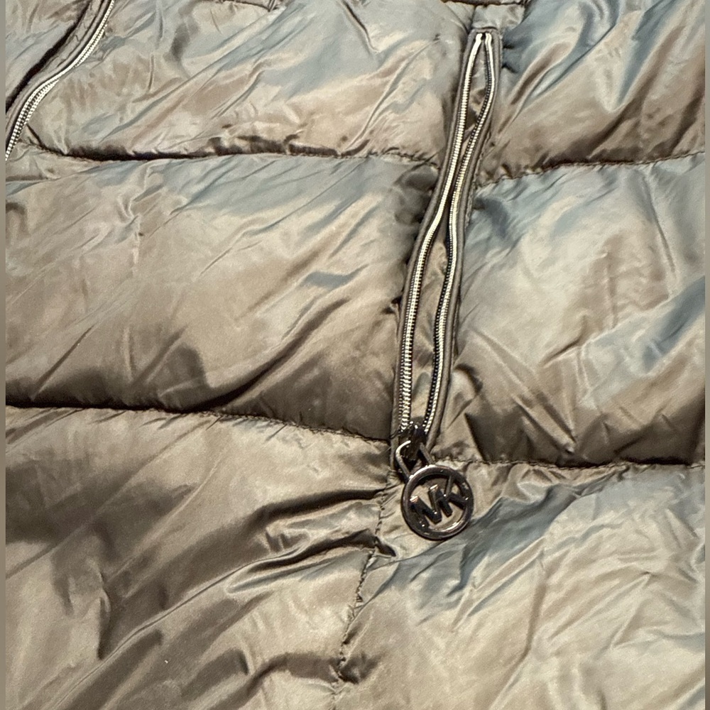 Michael Kors Hooded Long Packable Down Puffer Coat Down Waterfowl Feathers 2XL - Picture 10 of 15